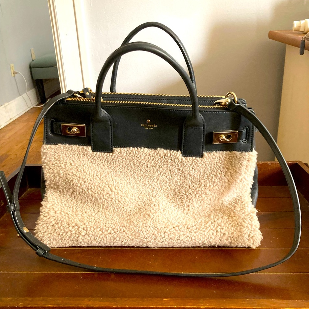 Kate Spade fur box purse